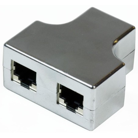 MicroConnect Y-ADAPTER RJ45-2xRJ45 FF 8P - Reliable Network Splitter MPK402-M